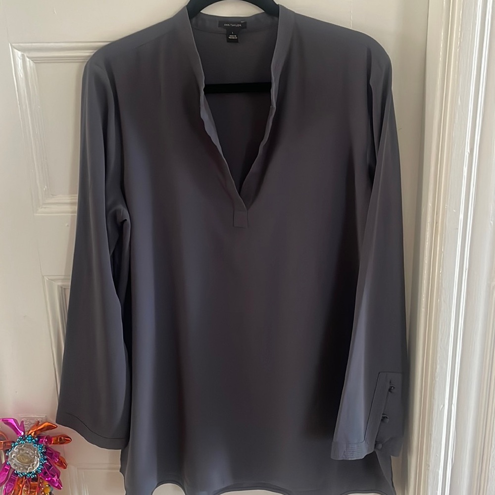 Grey Ann Taylor Blouse